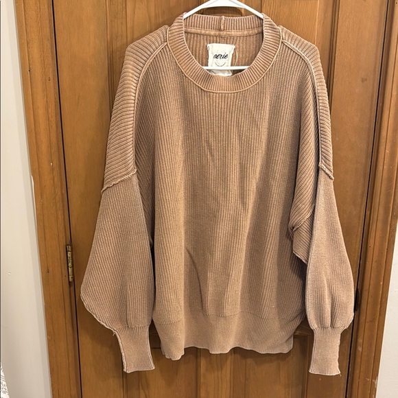aerie Sweaters - Aerie Tan Ribbed Sweater